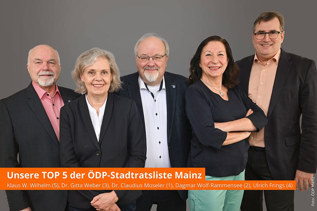 ÖDP-Stadtratskandidaten Mainz