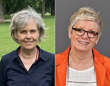 Dr. Gitta Weber und Elke Hartje