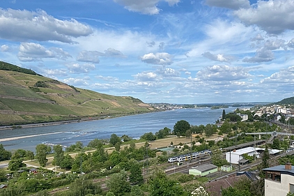 Der Rhein bei Bingen