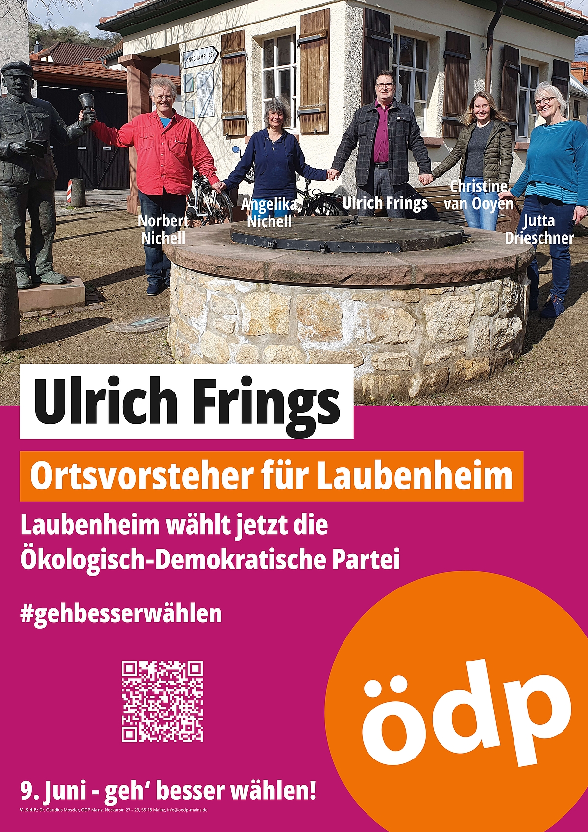 Wahlplakat Team Laubenheim